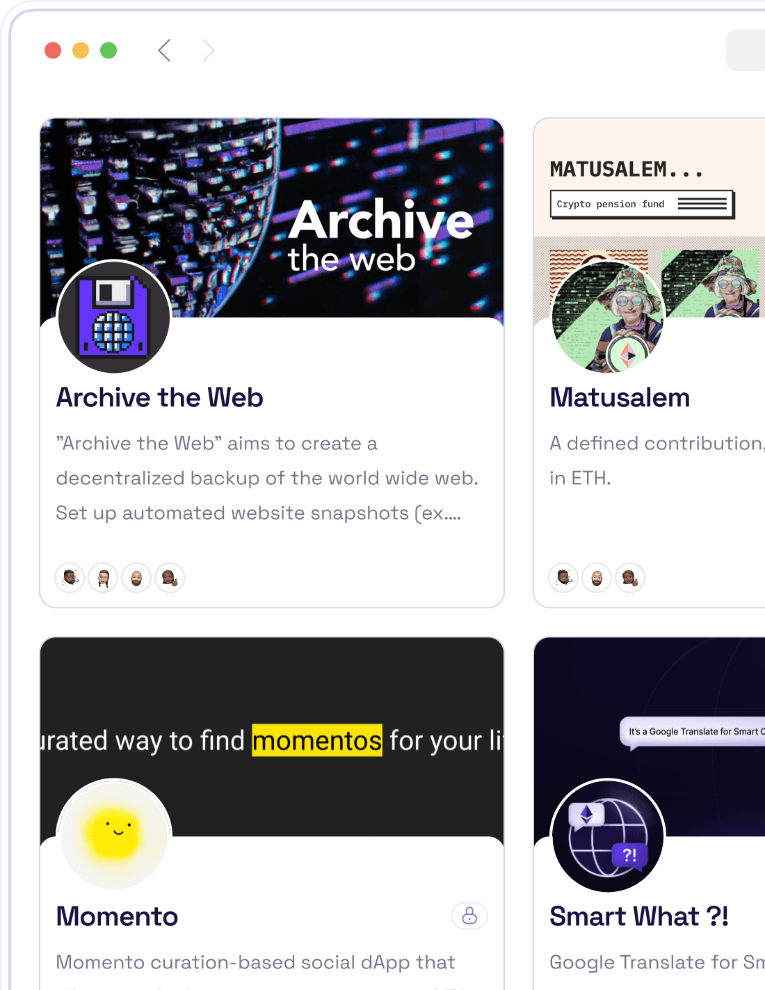 Showcase your projects